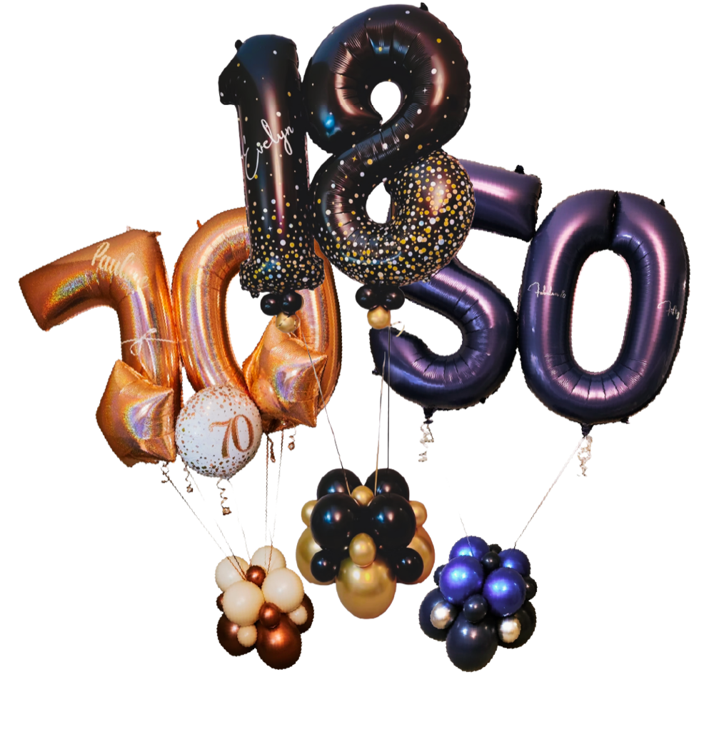 Birthday Balloon Display