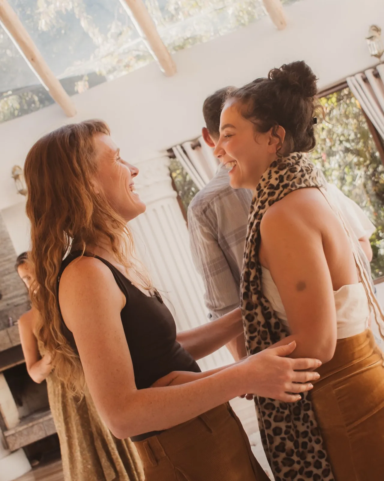 Parastoo in embodied presence during a one-to-one session