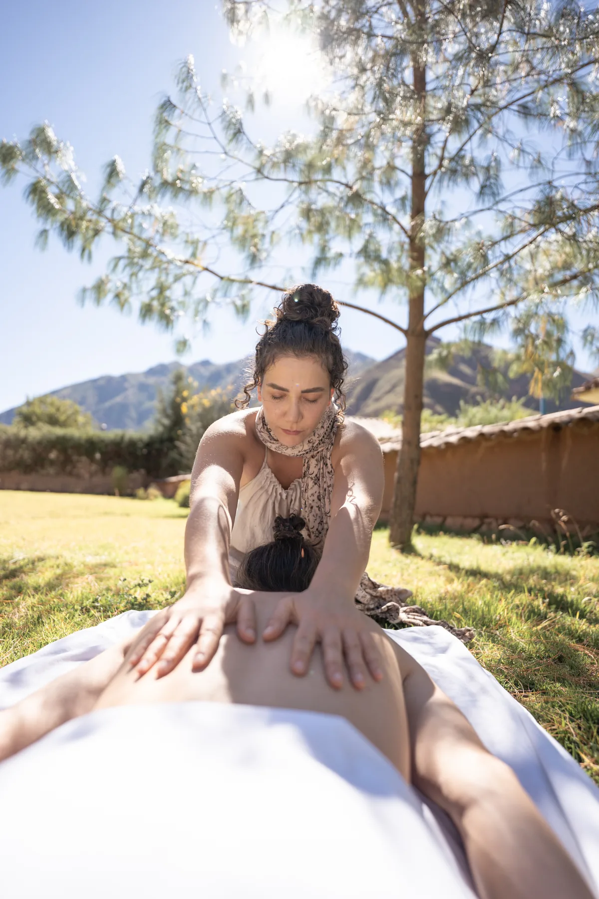 Parastoo in a light-filled space — presence and ease